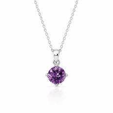 Gargantilha Blend Collection Ponto Luz com Zircônia Ametista