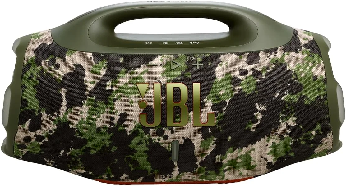 JBL, Caixa de Som, Boombox 4, Bluetooth, Som JBL Pro, AI Sound Boost, Graves Personalizáveis, Bateria de até 34h, IP68, Áudio Lossless – Squad