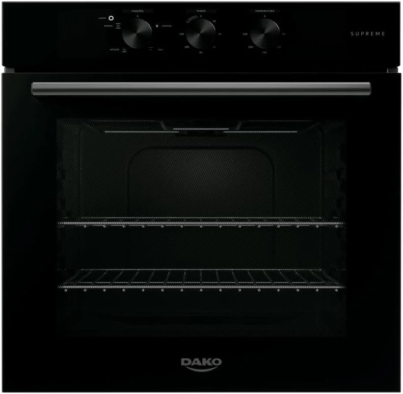 Forno de Embutir Elétrico Dako Supreme 80 L Analógico Preto 220V