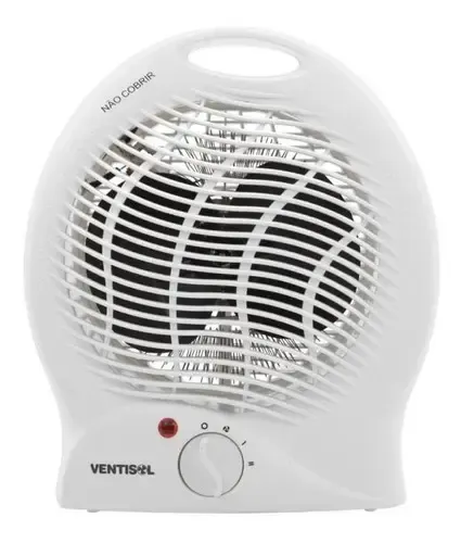 Aquecedor De Ar Termo Ventilador A1 - Ventisol Branco 127v