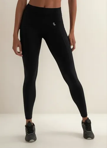 Calça Legging Lupo Fitness Cintura Alta Preta Sem Costura
