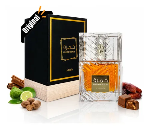 Perfume Árabe Khamrah Lattafa 100ml Eau De Parfum Original