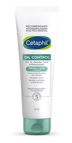 Gel De Limpeza Facial Pele Oleosa Oil Control 124ml Cetaphil Oleosa Dia/noite Todo Tipo De Pele