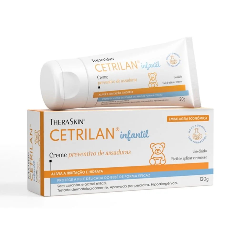 Creme Preventivo De Assaduras Theraskin Cetrilan Infantil 120g