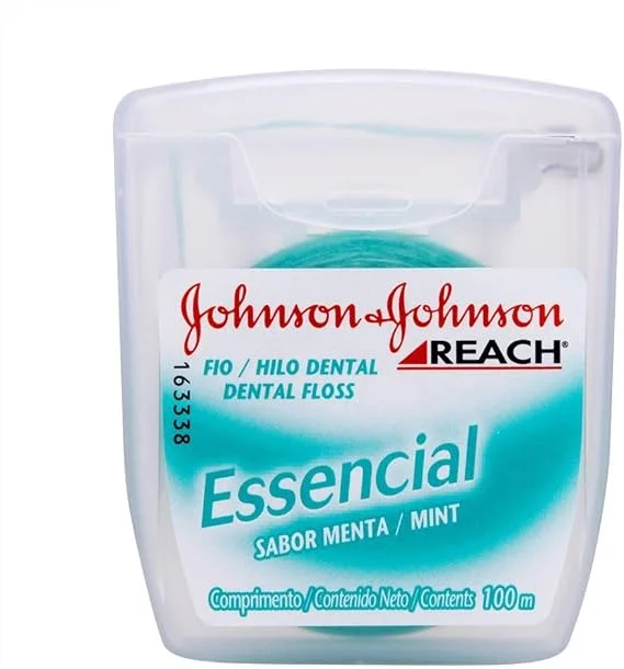 Johnson's Reach Fio Dental Essencial Menta, 100m