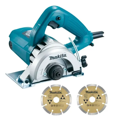 Serra Makita 4100nh3zx Mármore Com 2 Discos Diámetro 110mm 1300w 127v