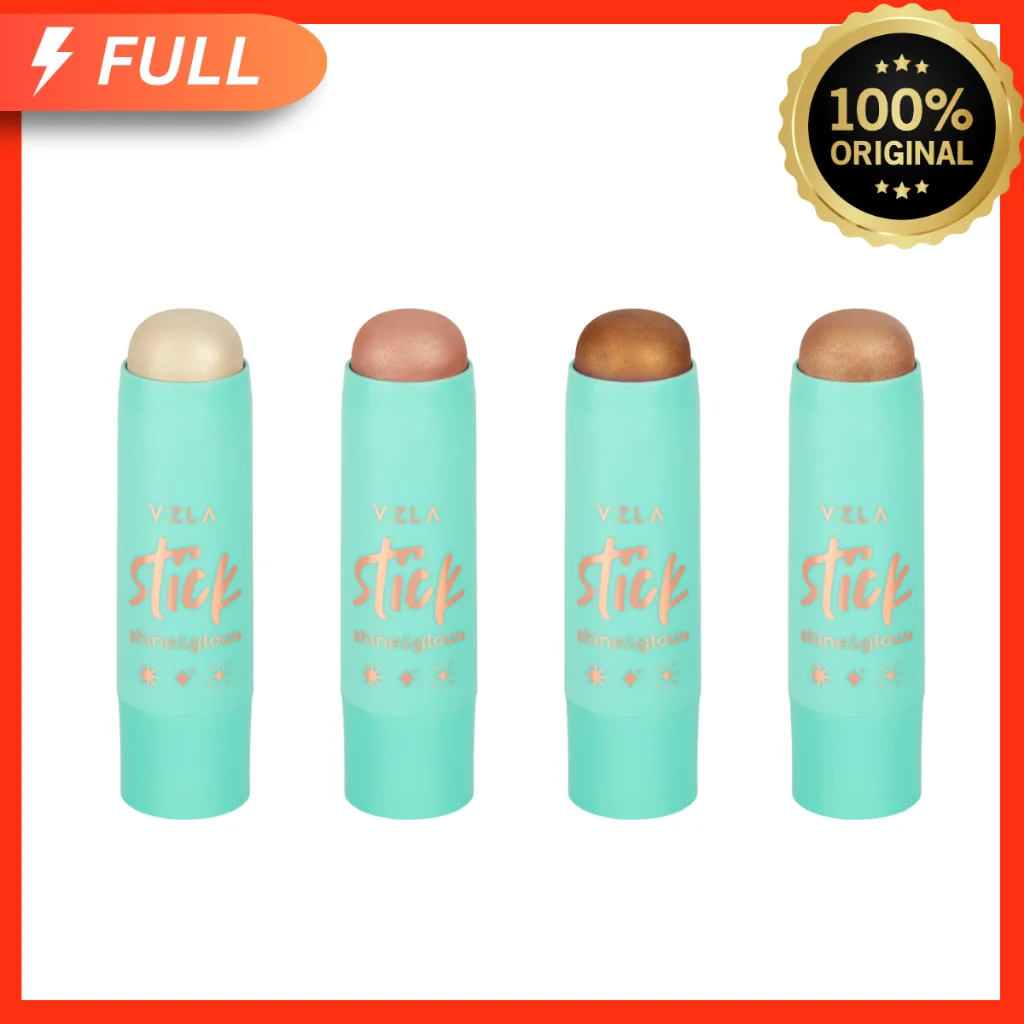 Shine E Glow – Iluminador Em Stick Vizzela 4 Cores 7g - 100% Original Lançamento Bastão Cremoso