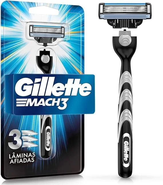 Gillette Mach3 Aparelho de Barbear com 3 Lâminas 1 Unidade