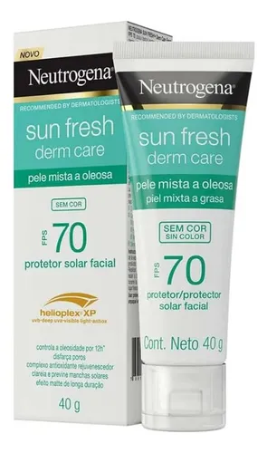 Protetor Solar Neutrogena Pele Oleosa Fps70 40g