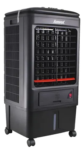 Climatizador De Ar Amvox Umidifica E Ventila 18l Preto 127v