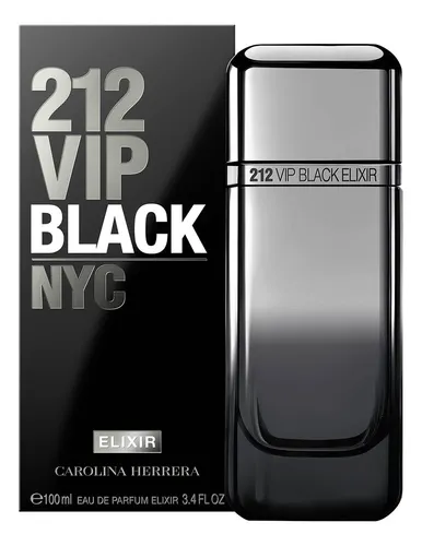 Perfume Carolina Herrera 212 Vip Black Elixir Eau De Parfum Elixir 100 Ml Masculino