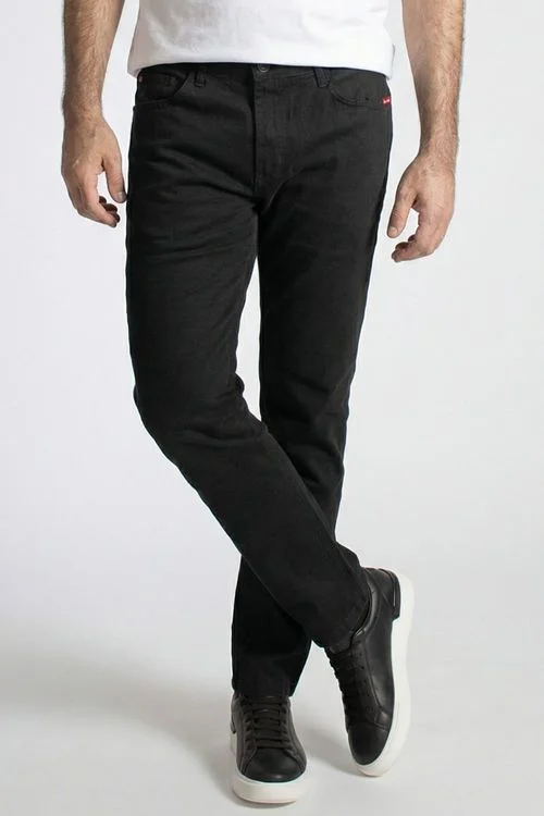 Calça Sarja Slim Masculina Básica Polo Wear Preto