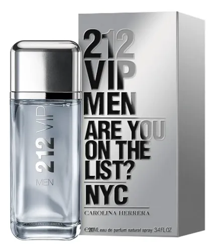 Perfume Masculino 212 Vip Men Edt 200ml Carolina Herrera