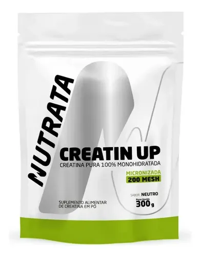 Creatina Monohidratada Nutrata 300g Refil Em Pó Pura Sem Sabor