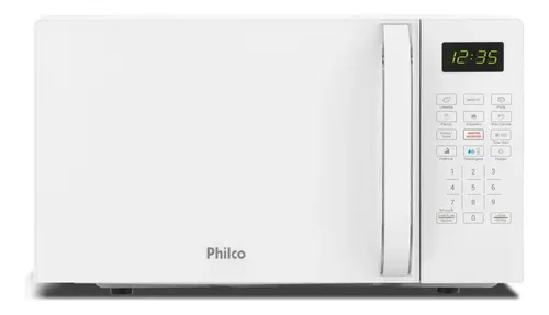Micro-ondas Philco 20l Branco Pintura Limpa Fácil Pmo23b 220v