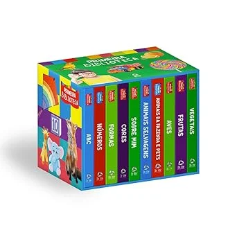 Coleção Primeira Biblioteca Volume 01 - Box com 10 Livrinhos