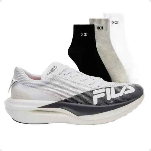 Tênis Fila Racer Carbon 3 Corrida Placa Carbono + Kit Meia