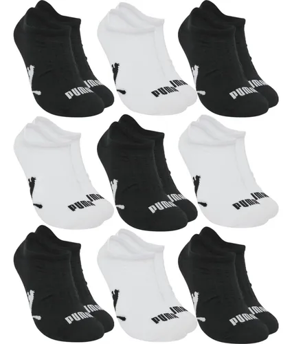 Kit 9 Pares Meias Invisível Puma Sapatilha Soquete Original