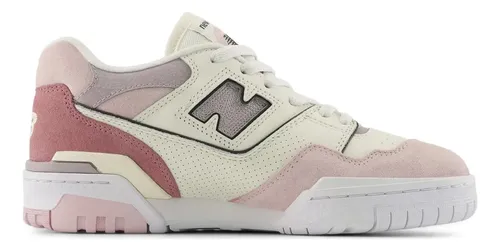 Tênis Feminino New Balance 530 Branco E Rosa Bege Geométrico 38 Br