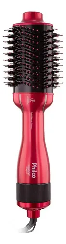 Escova Secadora De Cabelos Soft Beauty Cherry Philco Pec13 1300w 4 Em 1 Seca, Alisa, Modela E Dá Volume Rosa 127/220v