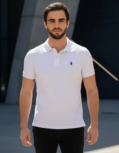 Polo Masculina Camisa Logo Bordado Camiseta Piquet Original