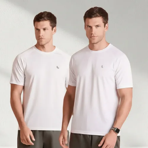 Kit 2 Camisetas Masculina Dryfit Lupo Premium Exercícios