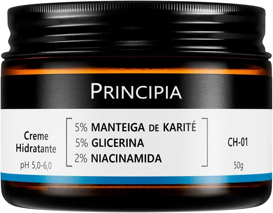 Creme Hidratante Facial 5% Manteiga de Karité + 5% Glicerina + 2% Niacinamida CH-01 com 50g