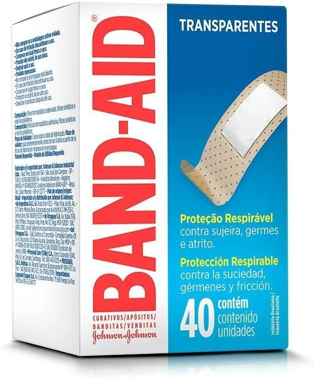 Band-Aid Curativos Adesivos Regular 40 Unidades