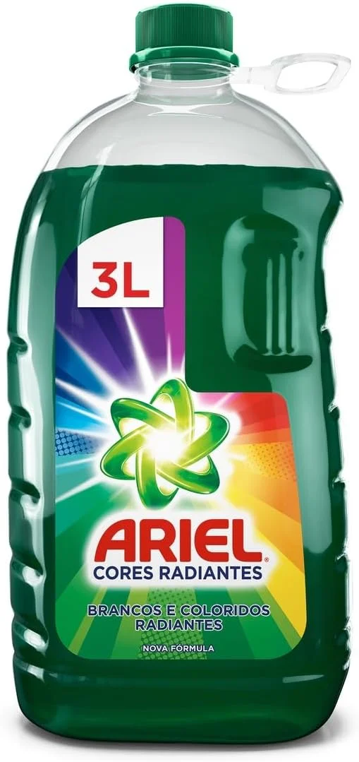 Ariel Sabão Líquido Cores Radiantes 3L