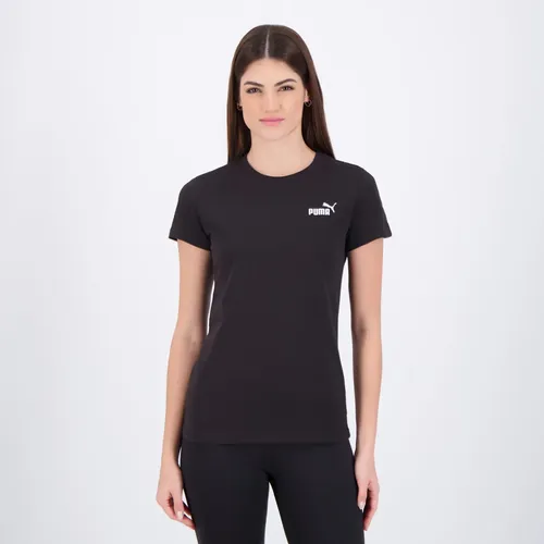 Camiseta Puma Ess Small No. 1 Logo Feminina Preta