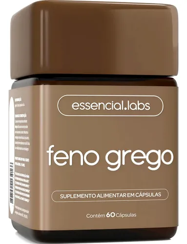 Feno Grego 450mg - Fórmula Avançada Com Máxima Concentração E Pureza - 60 Cápsulas Sem Sabor