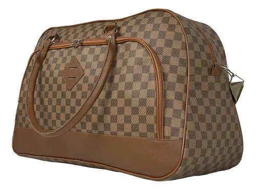 Mala De Bordo Feminina 10kg Grande Bolsa Viagem Couro