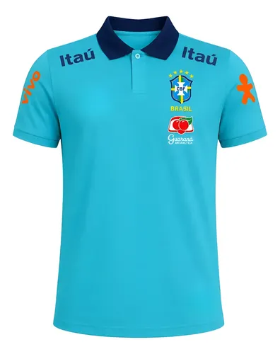 Camisa Brasil Masculina Versão Retrô Comemorativa