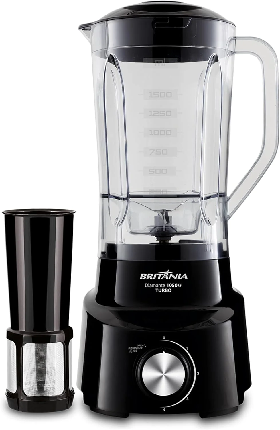 Liquidificador, Diamante, 900w, Preto, 220v, Britânia