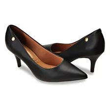 Sapato Scarpin Feminino Clássico Salto Médio Vizzano 15745 - Preto 01 36