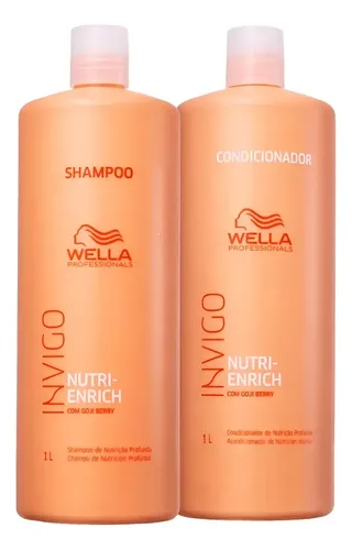Kit Invigo Nutri-enrich Wella Shampoo + Condicionador 1l