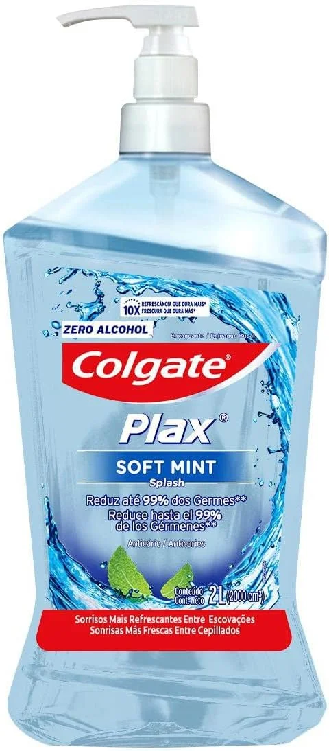 Enxaguante Bucal Colgate Plax Soft Mint 2l | Zero Álcool