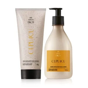 Kit Ekos Cupuaçu Hidratante, Esfoliante, Sabonete e Frescor