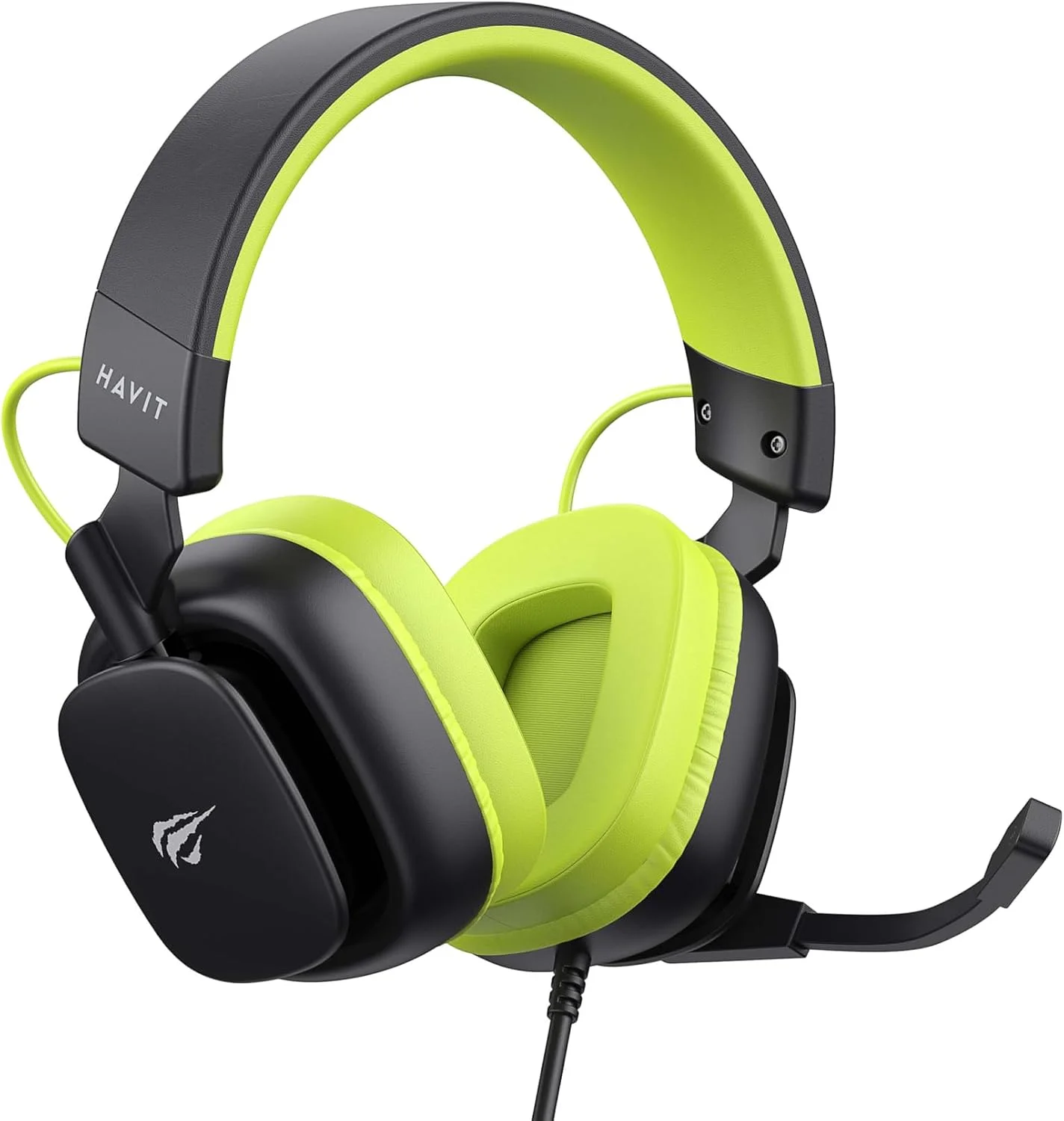 Headset Gamer Havit H2048U 7.1 USB Preto e Verde