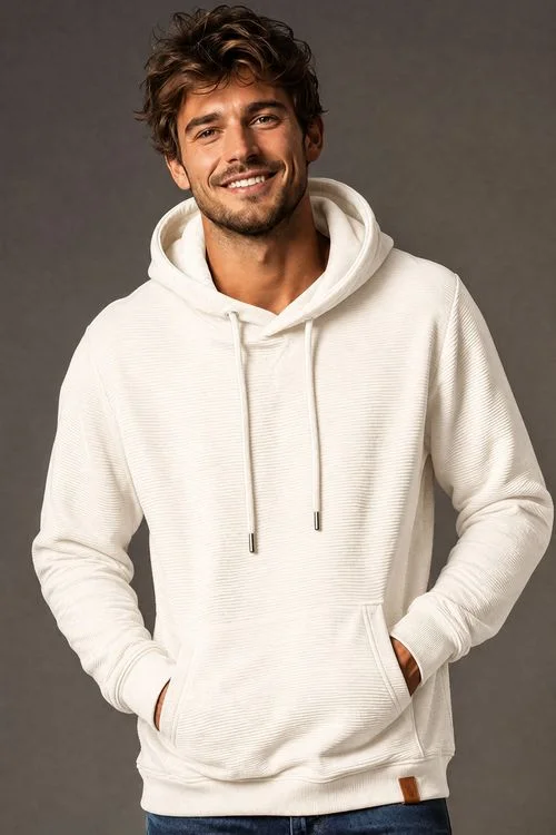 Moletom Canguru Com Capuz Polo Wear Off White