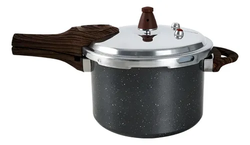 Panela De Pressão Brinox Ceramic Life Granito 4,2l Indução Granito
