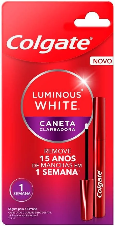 Colgate Caneta Clareadora Dental Luminous White Gloss 2.5ml