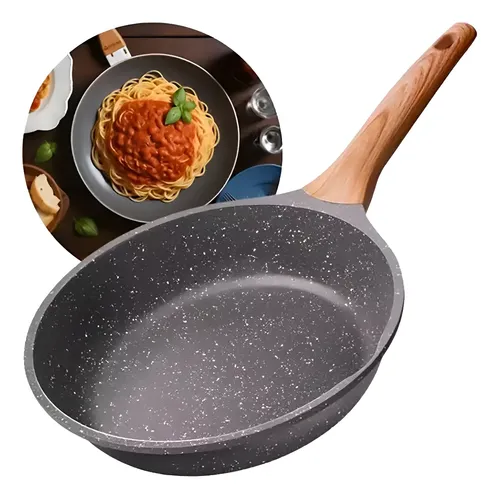 Panela Frigideira Cerâmica De Indução E Gás Compacta Profissional 26 Cm Linha Premium - Aero Home Cinza