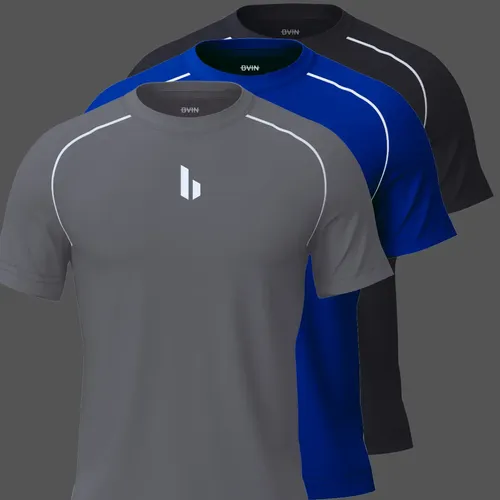 Kit 3 Camisetas Dry Fit Masculinas Blusas Academia E Corrida Variado M