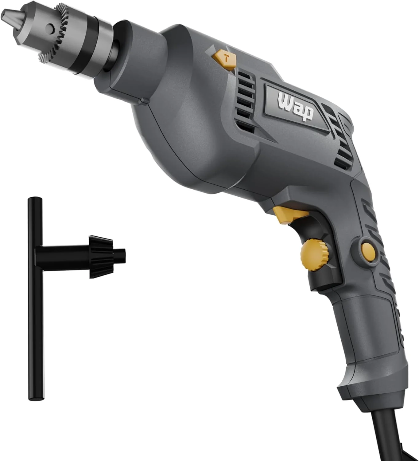 WAP Parafusadeira e Furadeira de Impacto 3/8" WF-700FE, com Chave de Mandril, Controle de Velocidade, 700W 127V