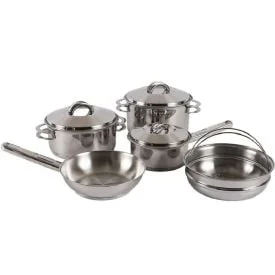 Tramontina Jogo de Panelas de Aço Inox 6 peças Solar