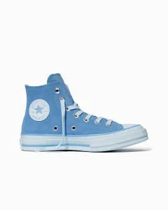 Chuck 70 Premium Suede Cano Alto Azul