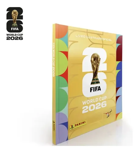 Álbum Copa Do Mundo 2026 Capa Dura Ouro Dourado - Panini