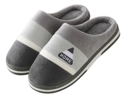 Pantufa Adulto Antiderrapante Inverno Pelúcia Confortável