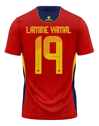 Camisa Futebol Lançamento Espanha Yamal 10 Adulto Masculino